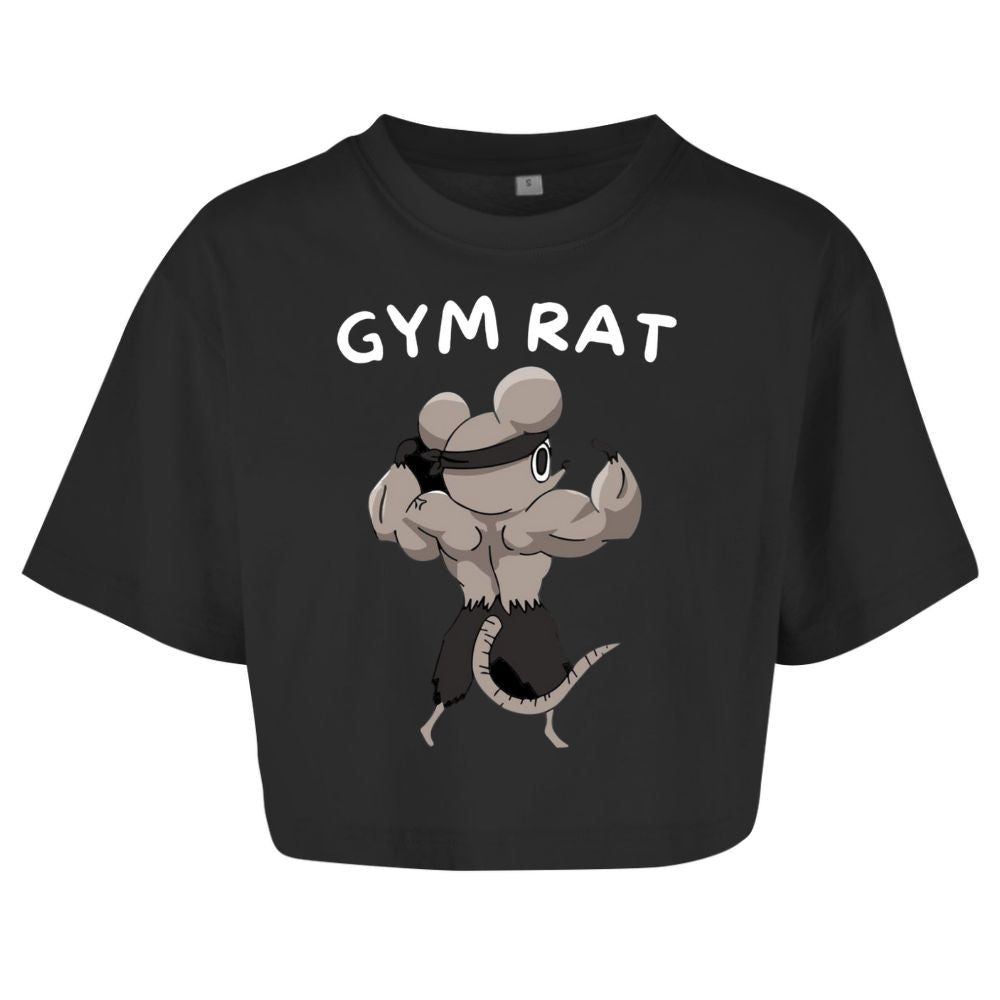 GYM RAT OVERSIZE CROP TOP