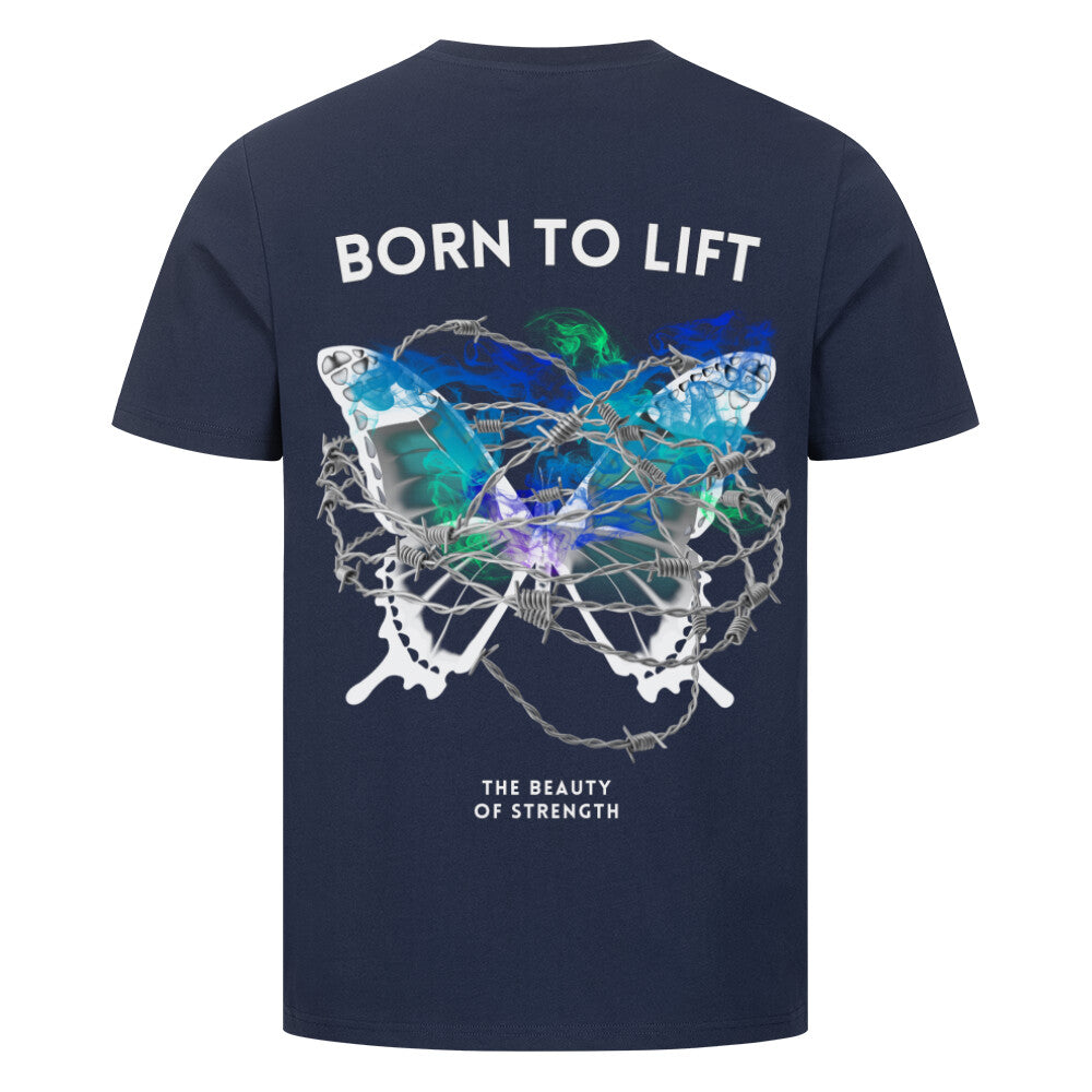 Born To Lift Shirt Blau