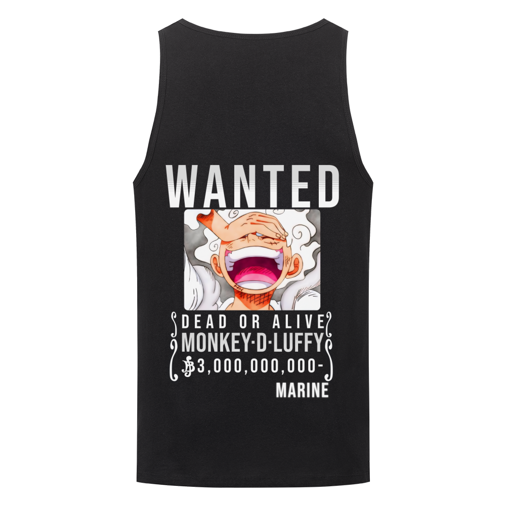 Wanted Luffy Tank Top