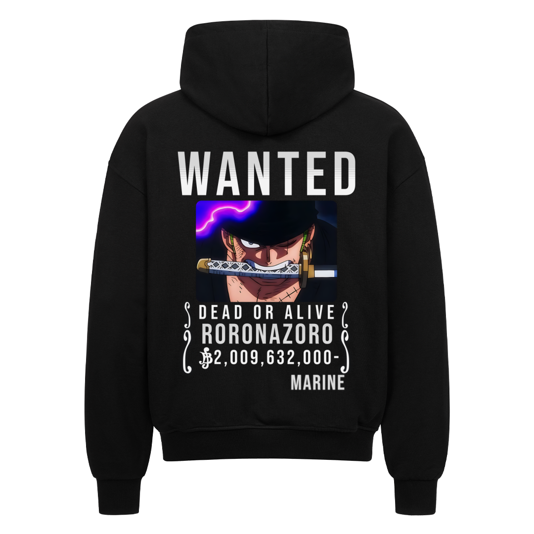 Wanted Zoro Oversize Zipper Hoodie