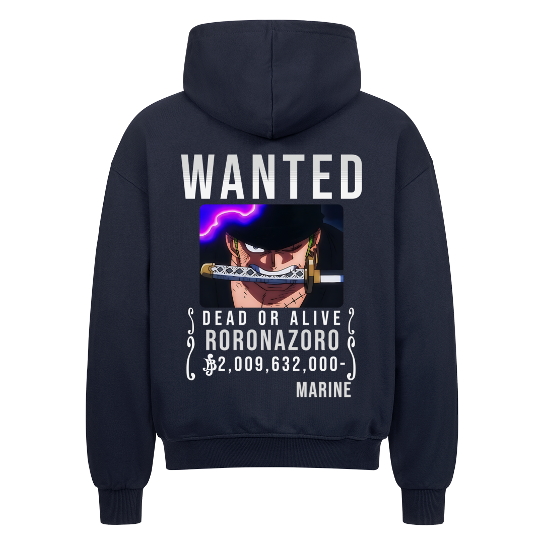 Wanted Zoro Oversize Zipper Hoodie