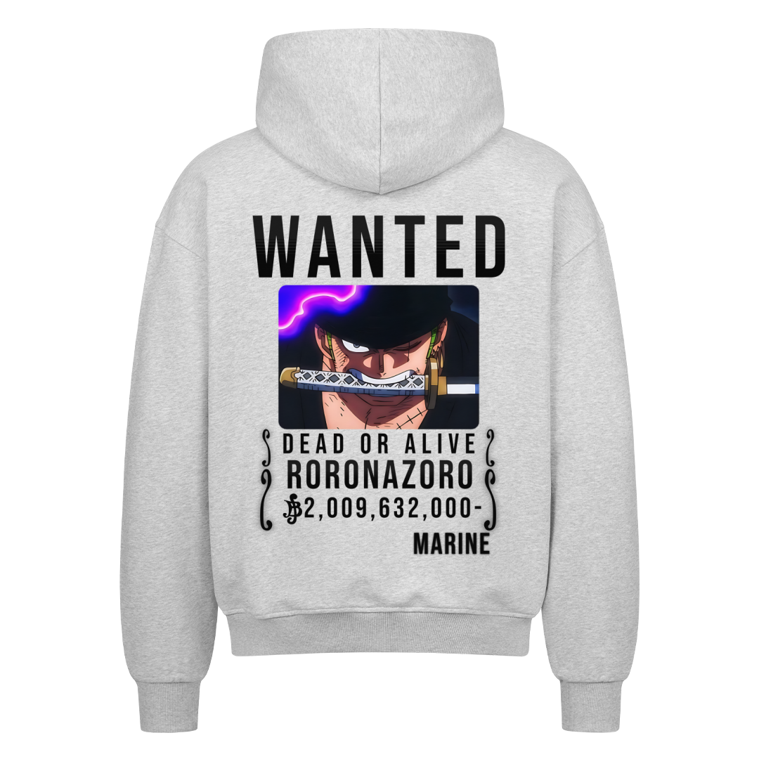 Wanted Zoro Oversize Zipper Hoodie