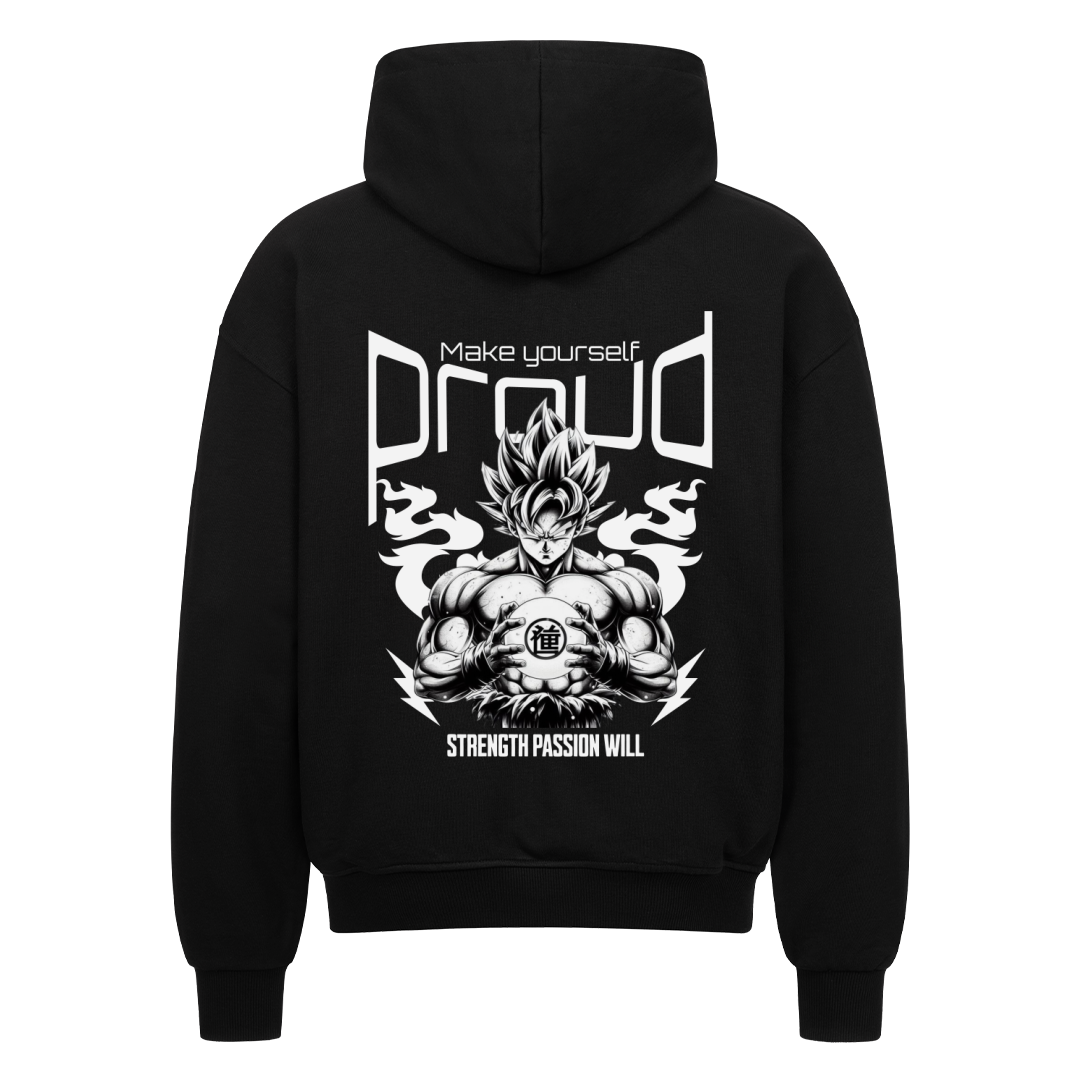 Proud Oversize Zipper Hoodie