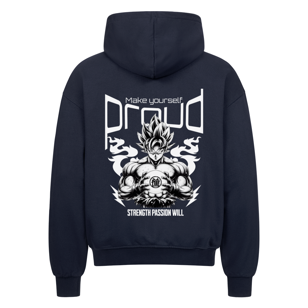 Proud Oversize Zipper Hoodie