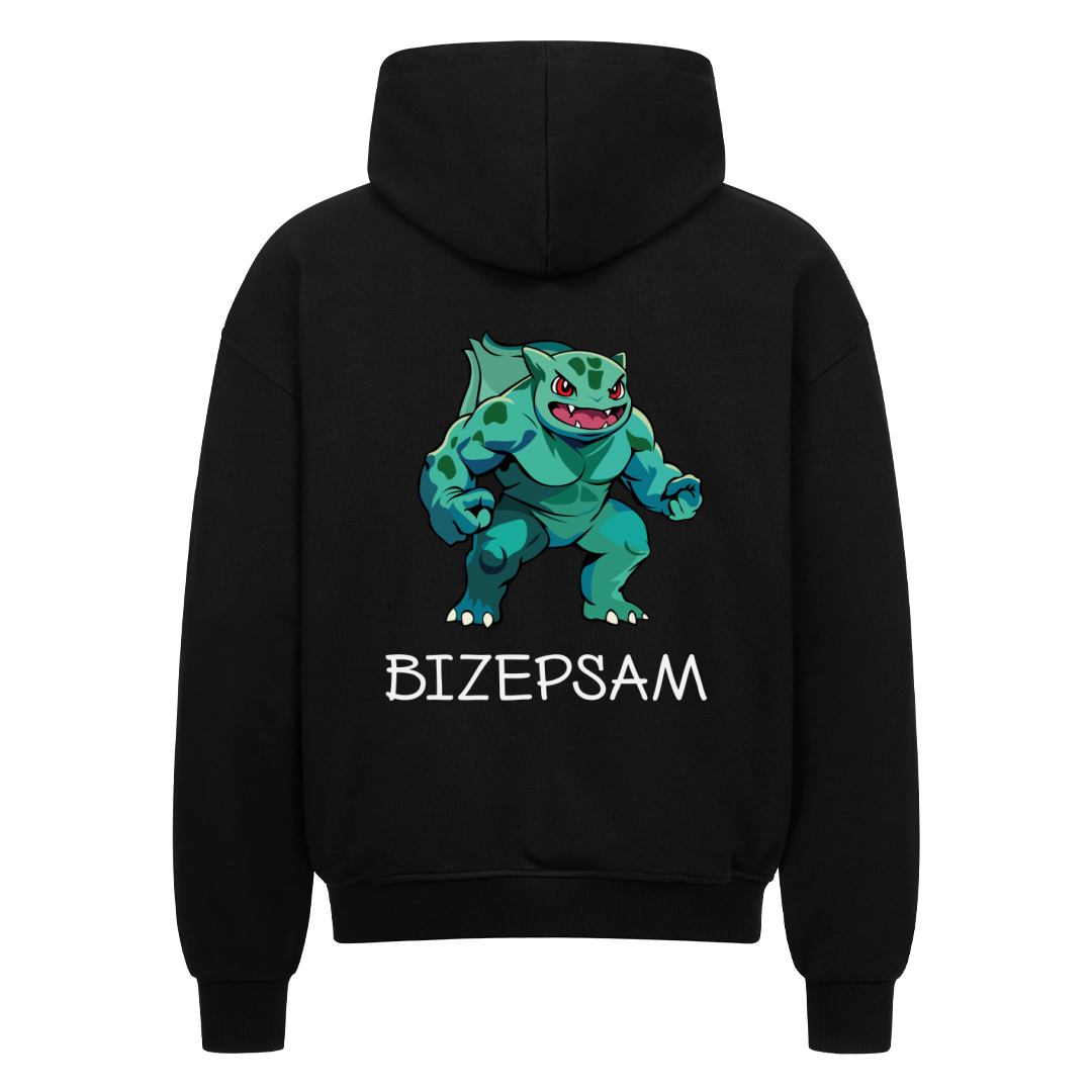 Bizepsam Oversize Zipper Hoodie