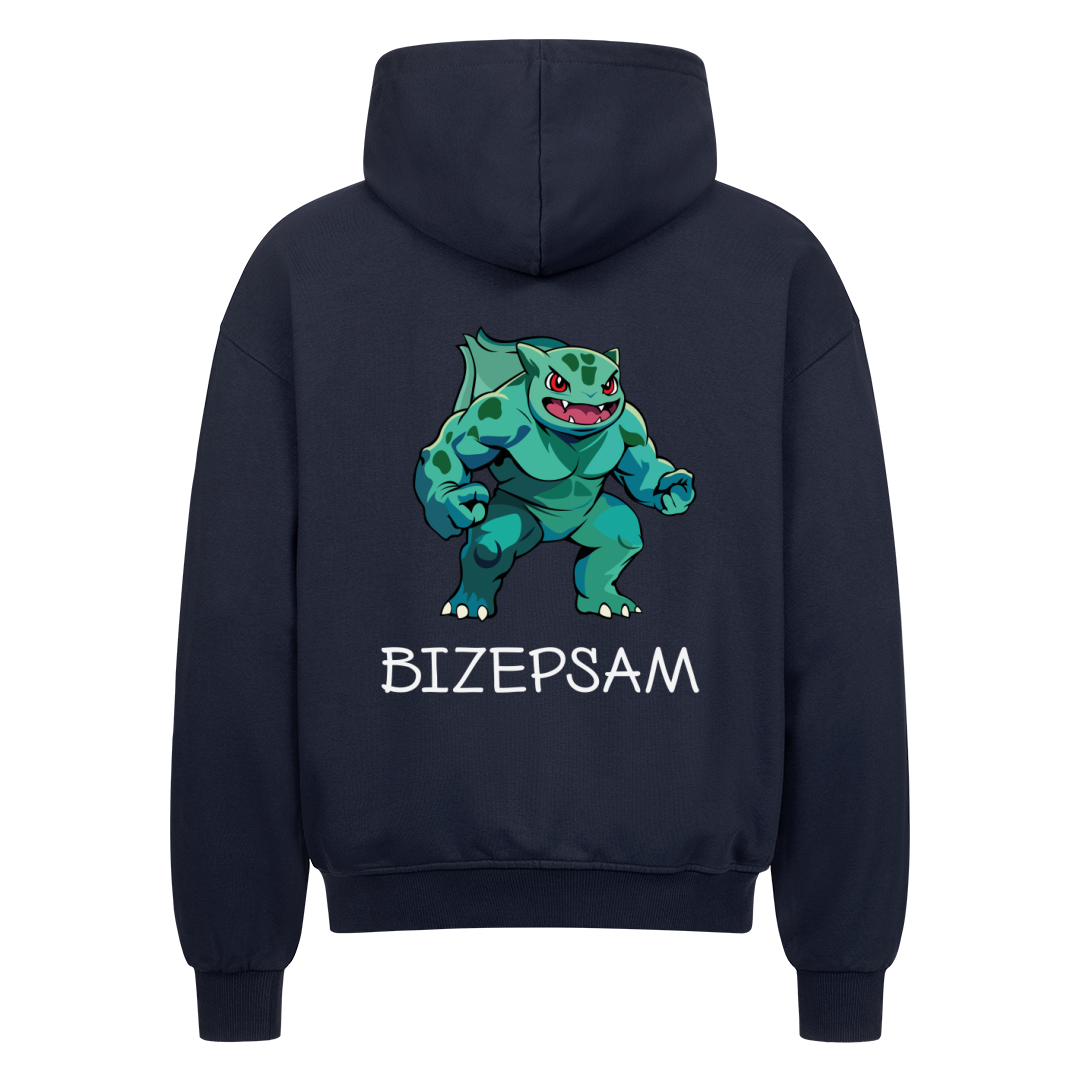 Bizepsam Oversize Zipper Hoodie