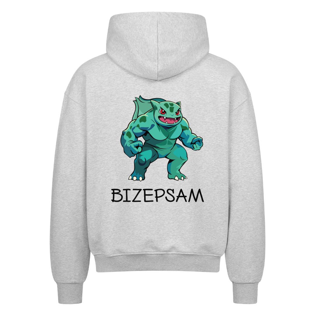 Bizepsam Oversize Zipper Hoodie