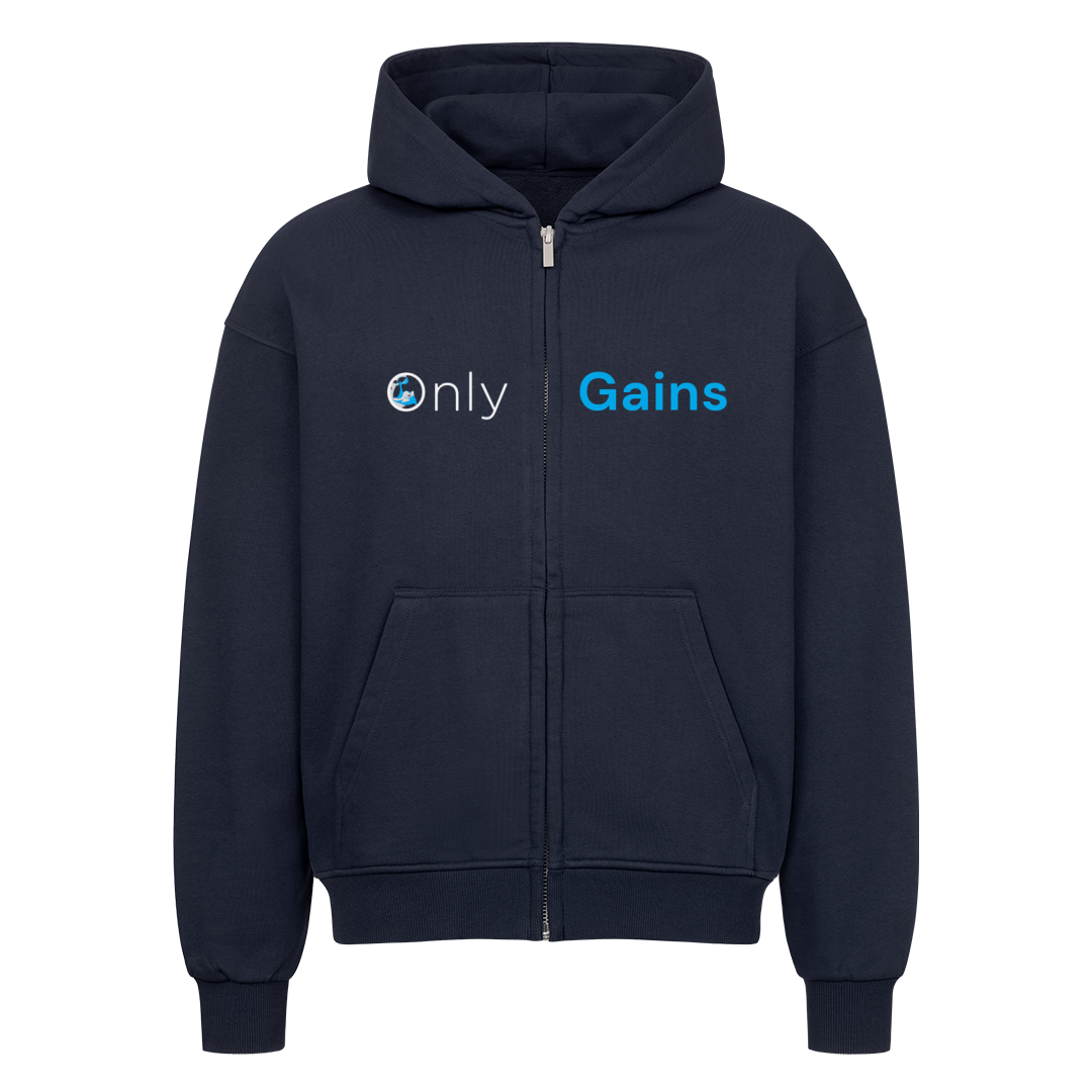 Only Gains Oversize Zipper Hoodie