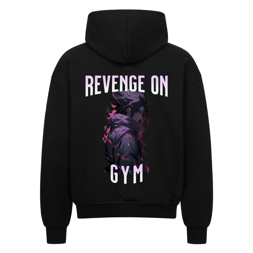 Revenge On Gym Oversize Zipper Hoodie