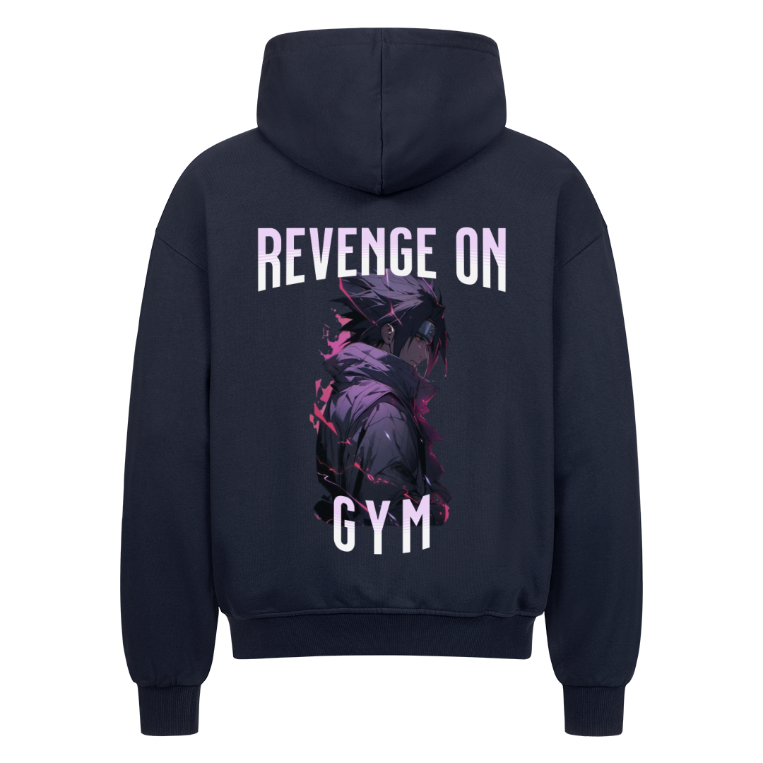 Revenge On Gym Oversize Zipper Hoodie