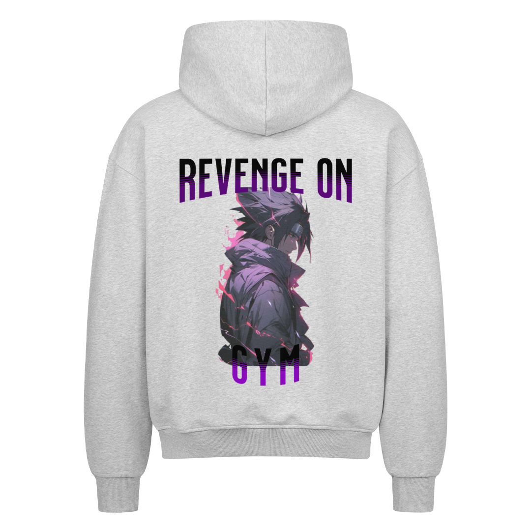 Revenge On Gym Oversize Zipper Hoodie