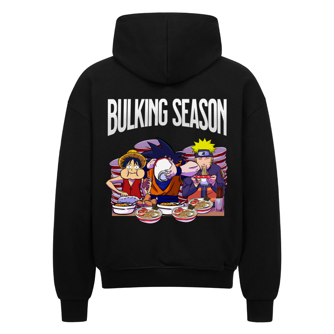 Bulking Season Oversize Zipper Hoodie