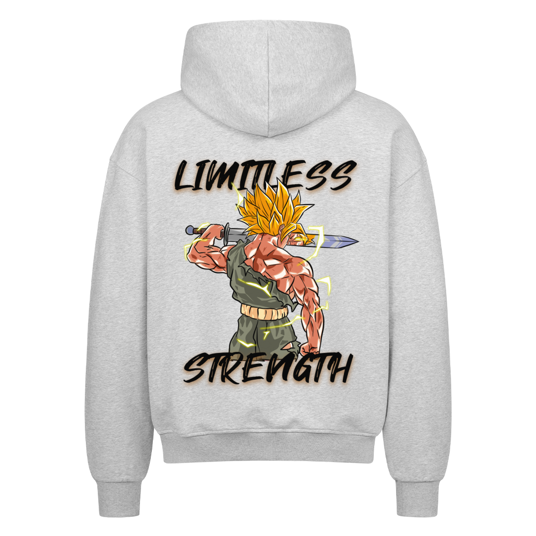 Limitless Strength Oversize Zipper Hoodie