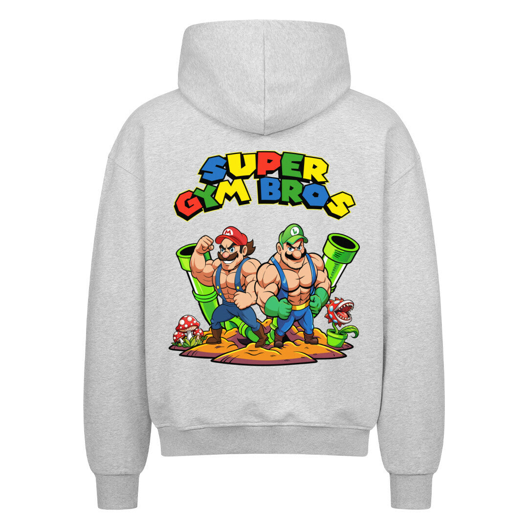 Super Gym Bros Oversize Zipper Hoodie