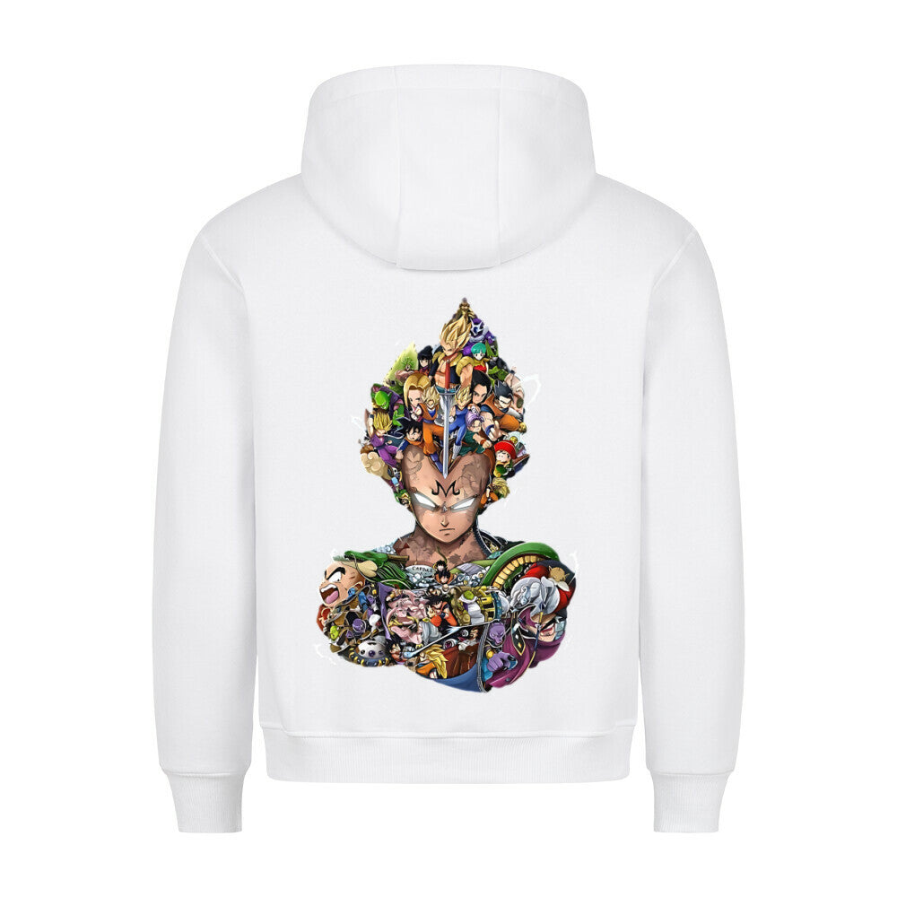 Majin Vegeta Oversize Zipper Hoodie