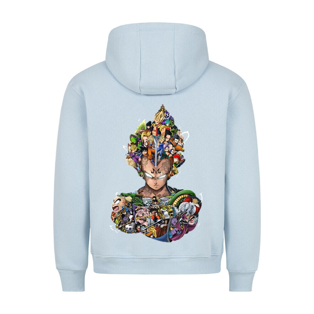 Majin Vegeta Oversize Zipper Hoodie