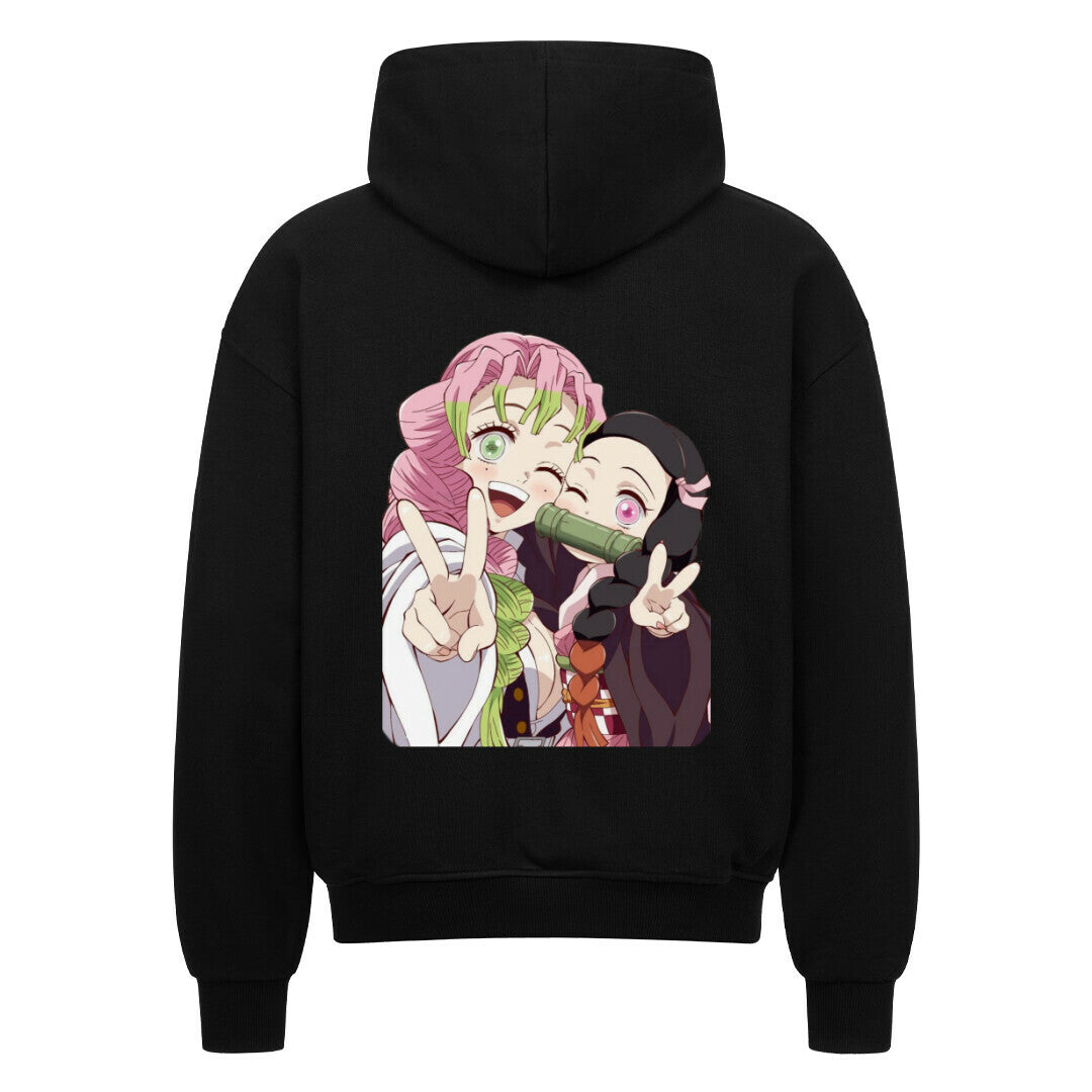 Nezuko Mitsuri Oversize Zipper Hoodie