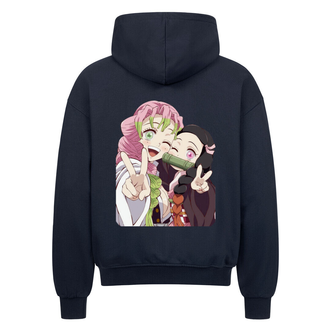 Nezuko Mitsuri Oversize Zipper Hoodie