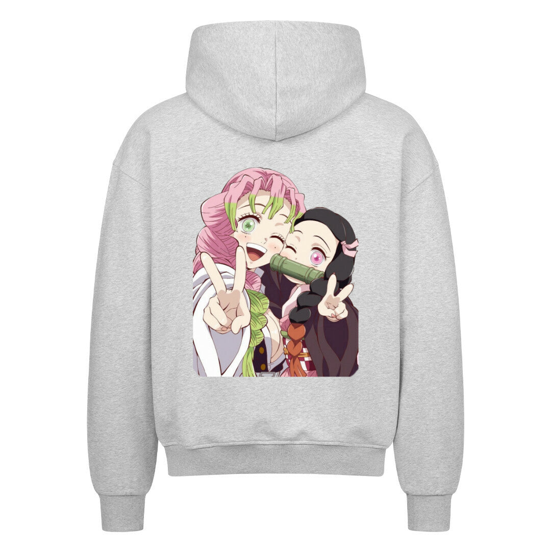 Nezuko Mitsuri Oversize Zipper Hoodie