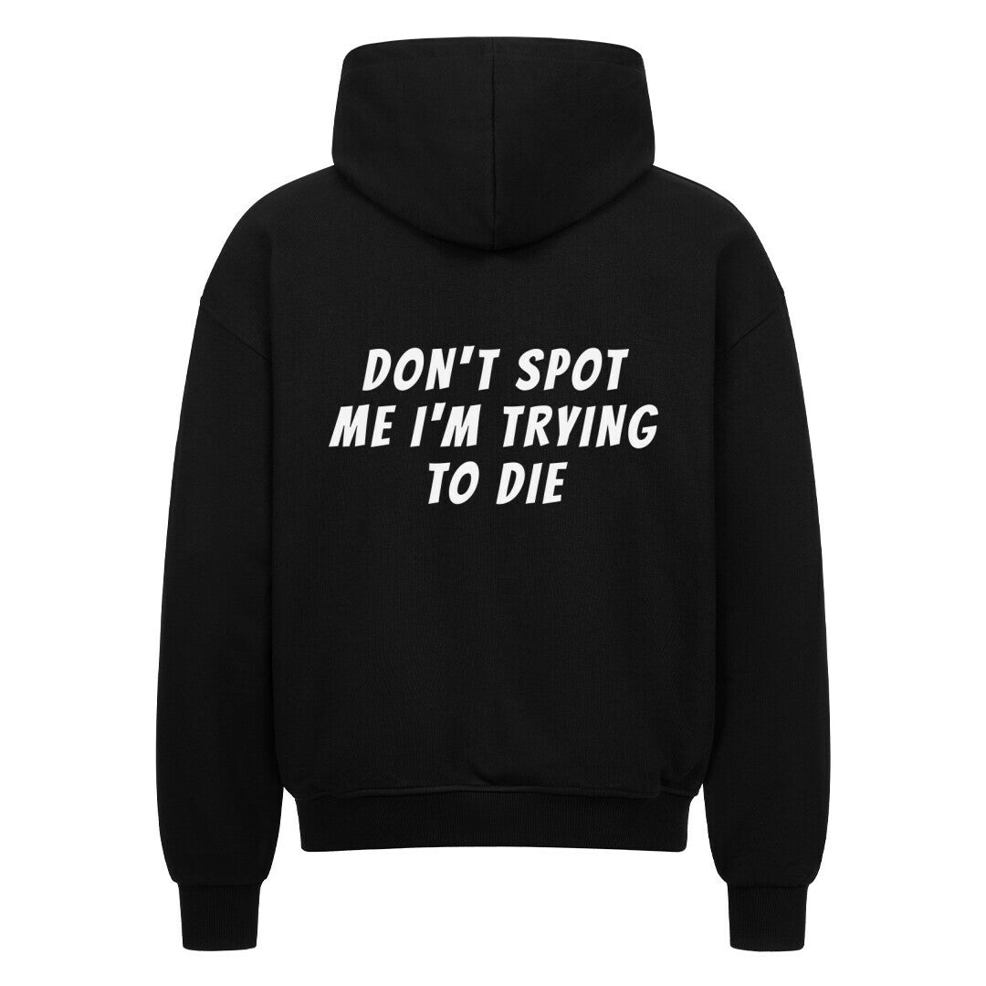 Don't Spot Me Oversize Zipper Hoodie