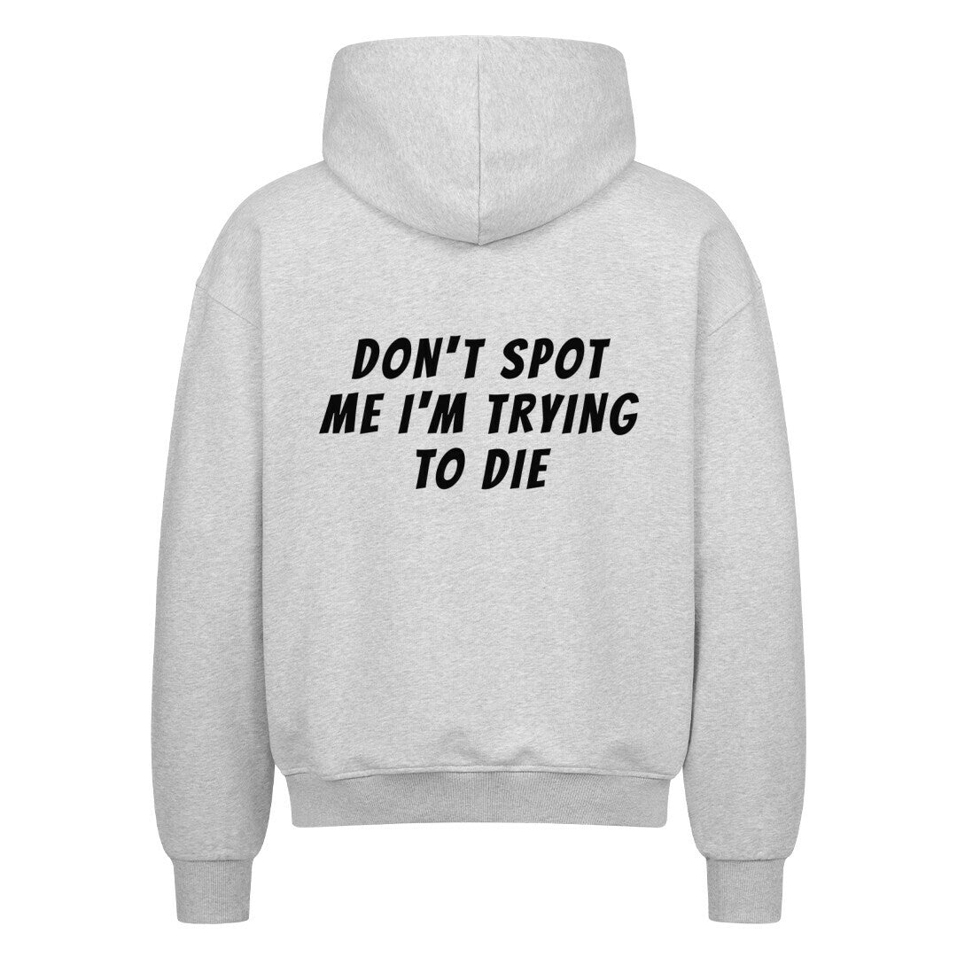 Don't Spot Me Oversize Zipper Hoodie