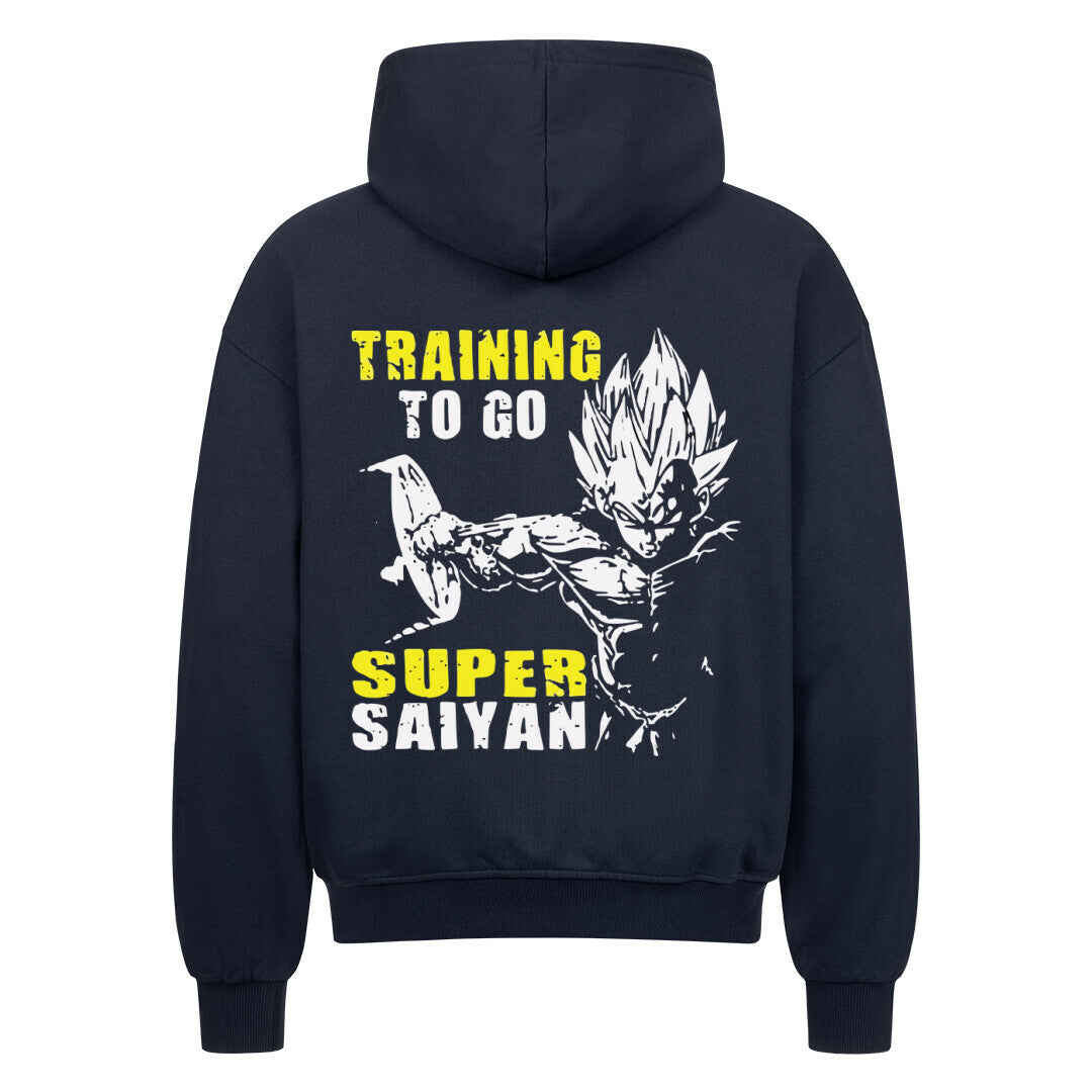 Super Saiyan Vegeta Oversize Zipper Hoodie