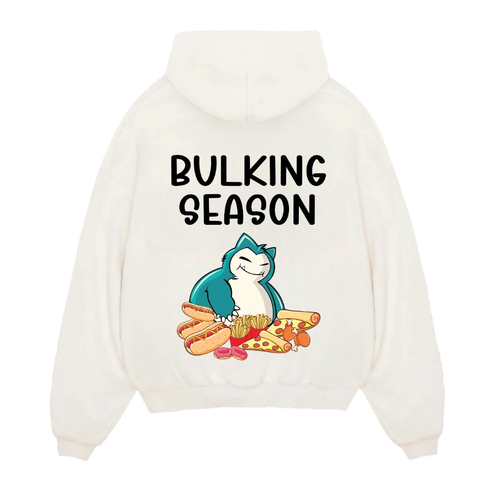 Bulking Season Hoodie Weiß Unisex