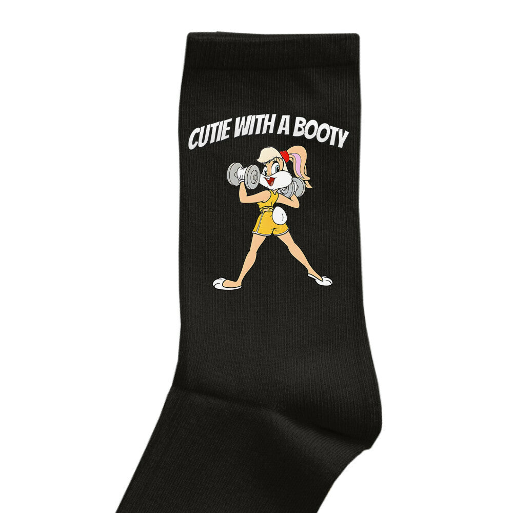 Cutie With A Booty Crew Socken