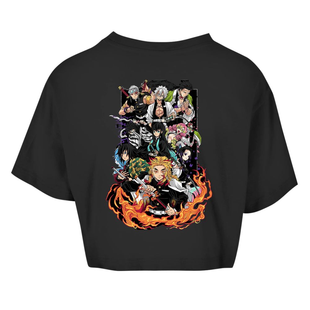 Demon Slayer Oversize Crop Top