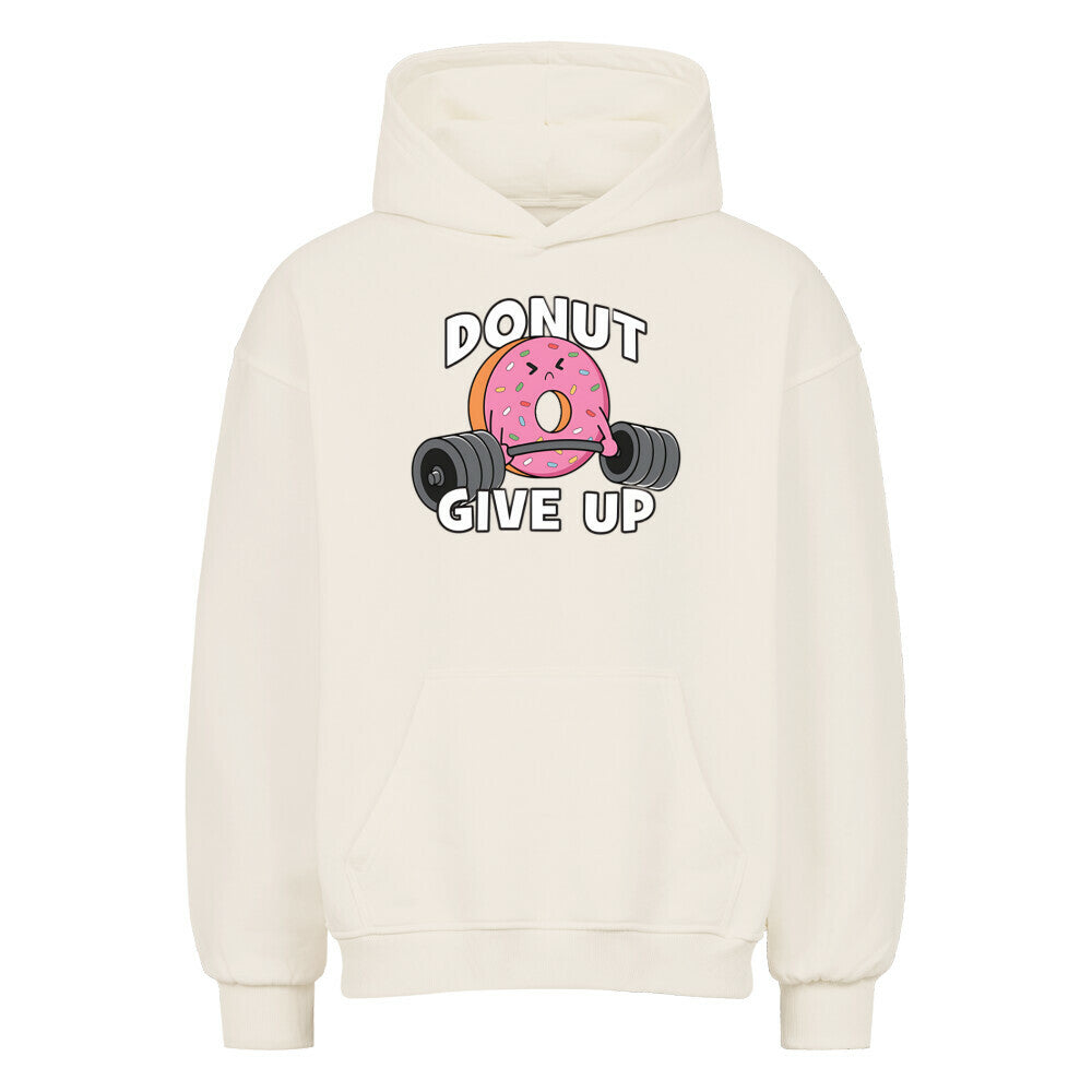 Donut Give Up Oversize Hoodie