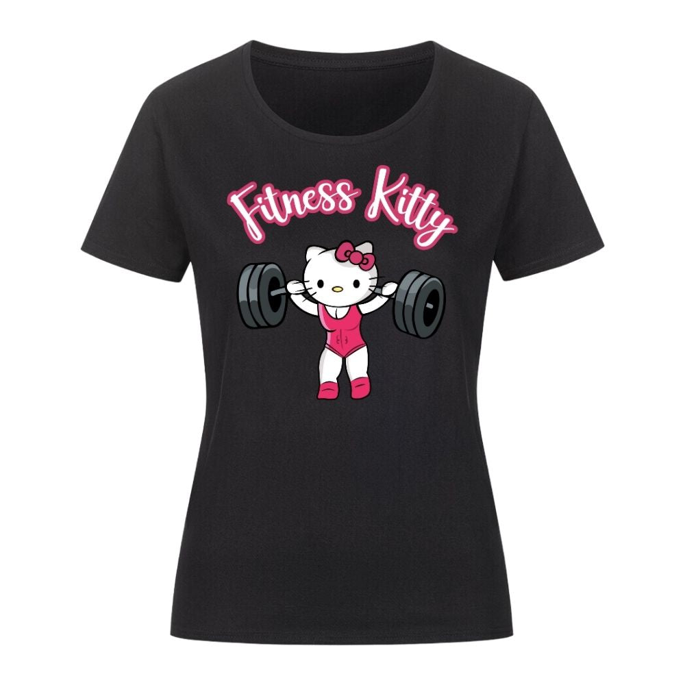 Fitness Kitty Shirt Damen