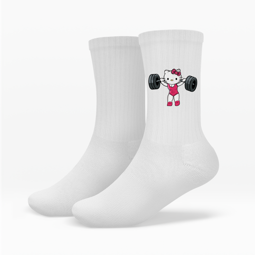 Fitness Kitty Crew Socken