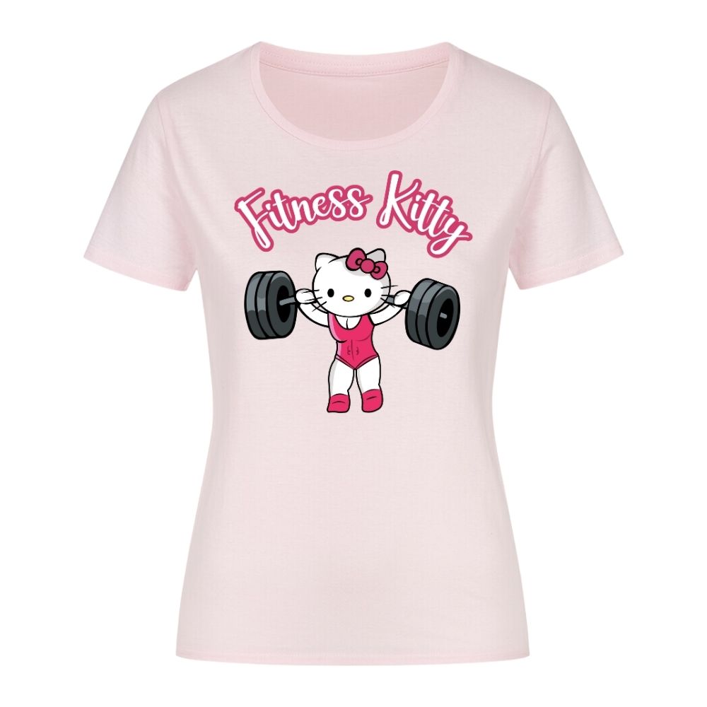 Fitness Kitty Shirt Damen