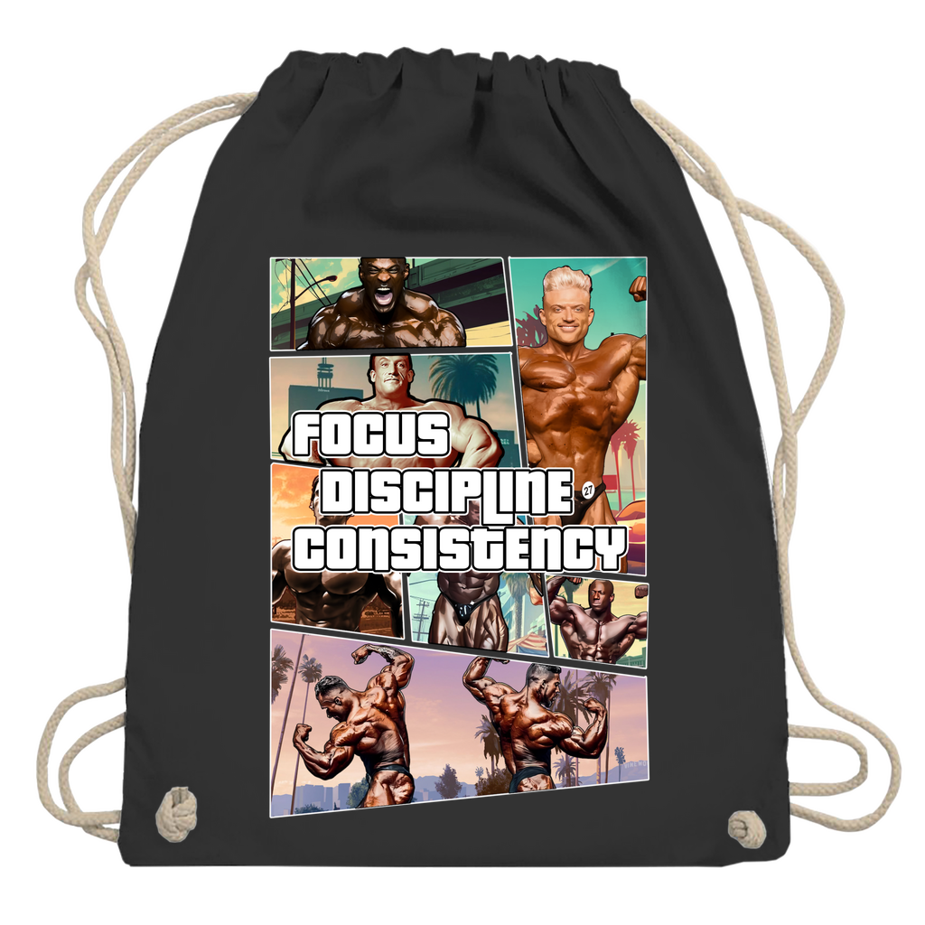 Focus Discipline Consistency Gym Bag