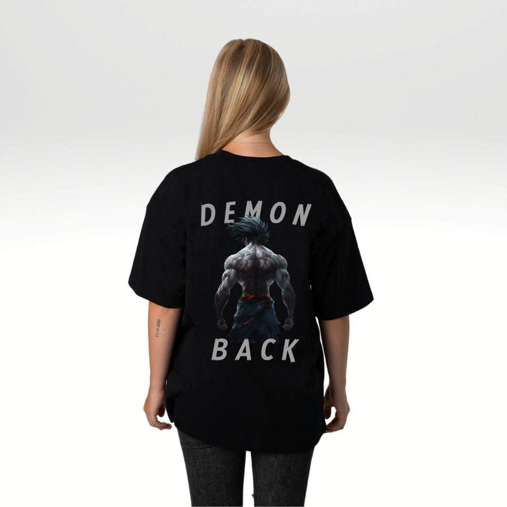 Demon Back Oversize Shirt Damen