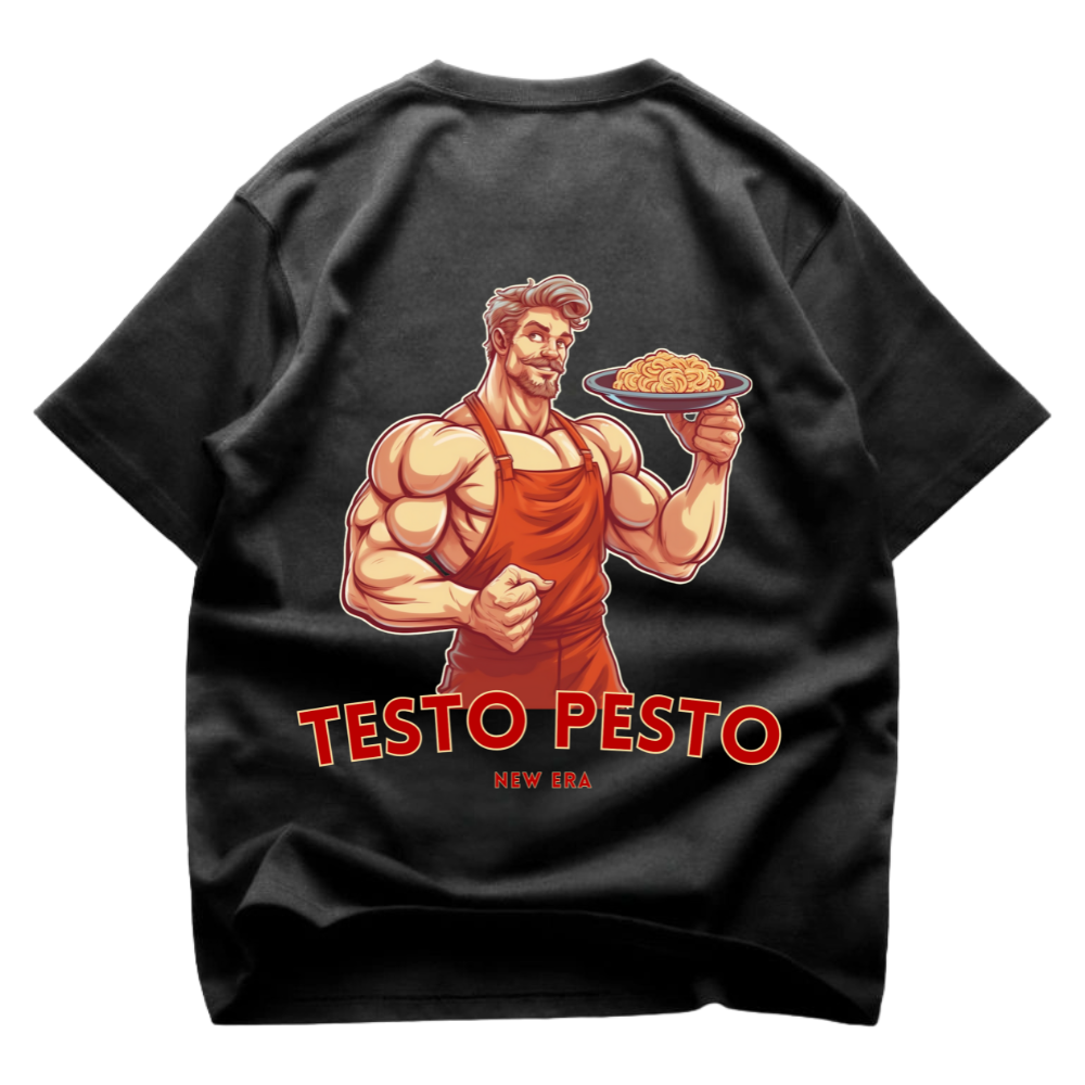 Testo Pesto Oversize Shirt