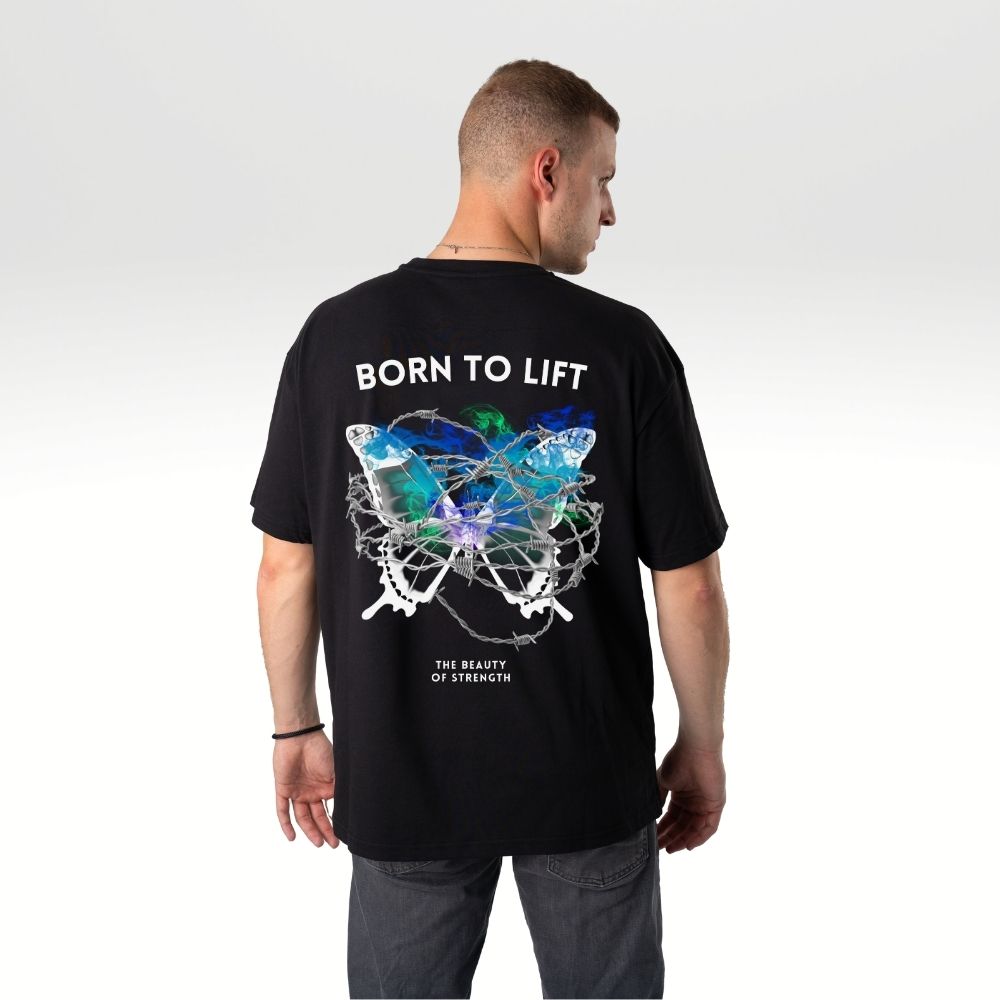 Born To Lift Oversize Shirt Herren