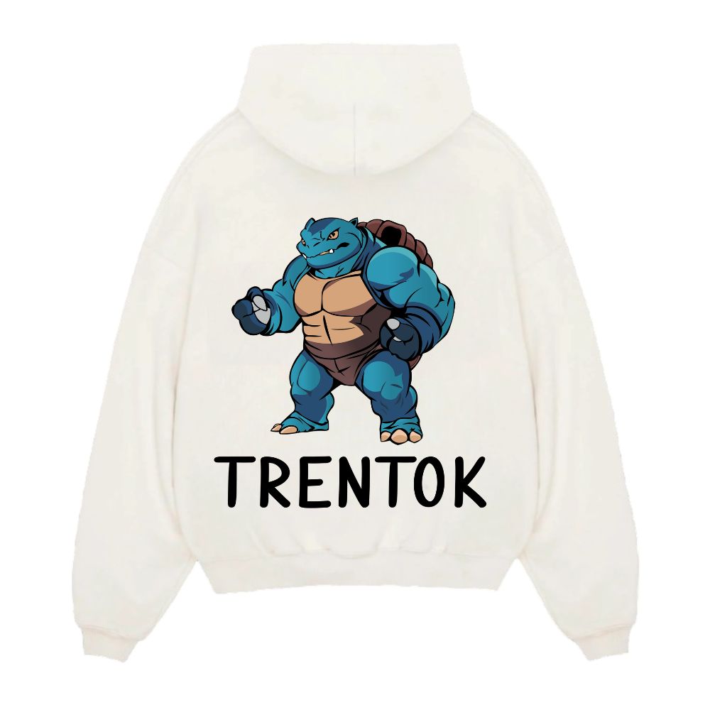 Trentok Oversize Hoodie Weiß