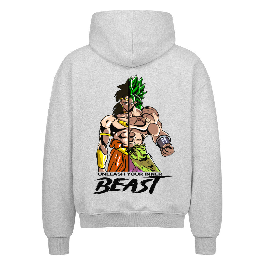 Unleash Your Inner Beast Oversize Zipper Hoodie