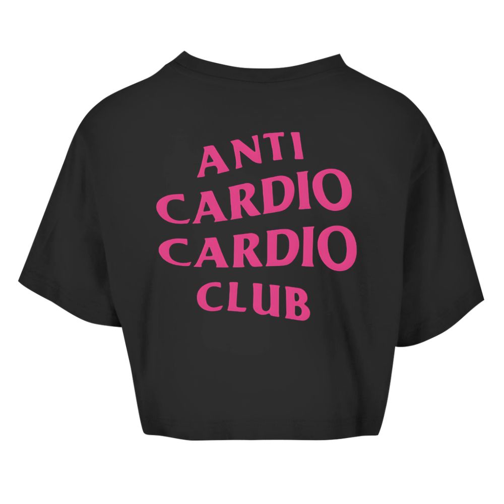 Anti Cardio Club Oversize Crop Top