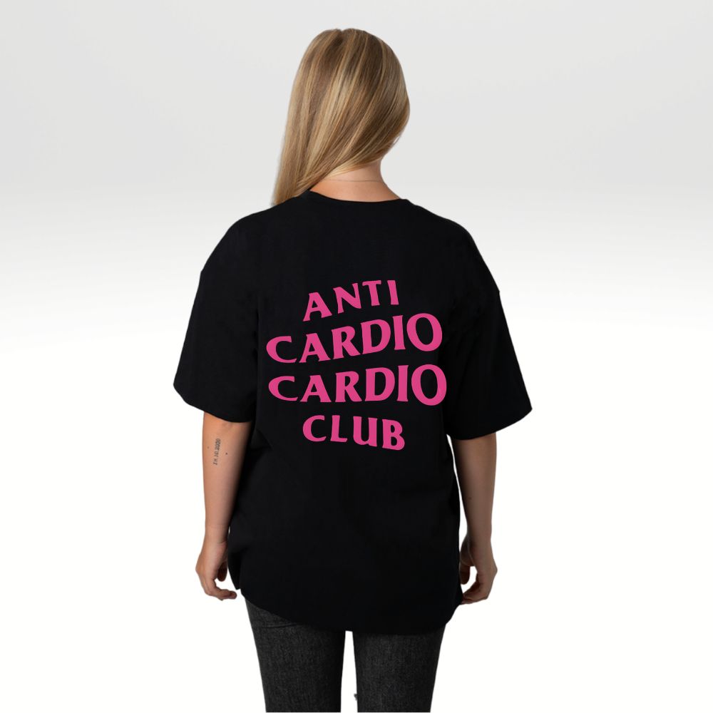 ANTI CARDIO CLUB OVERSIZE SHIRT (BACKPRINT)