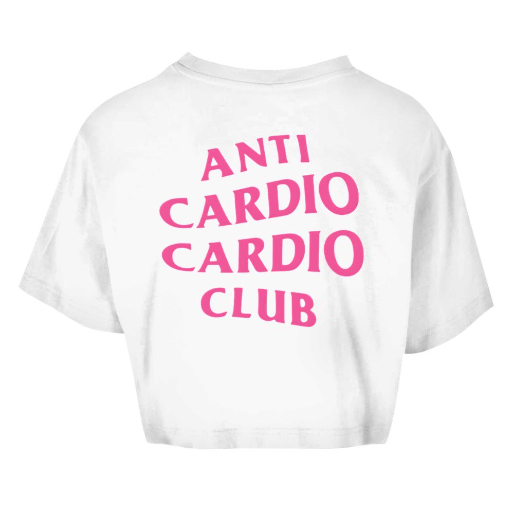 Anti Cardio Club Oversize Crop Top