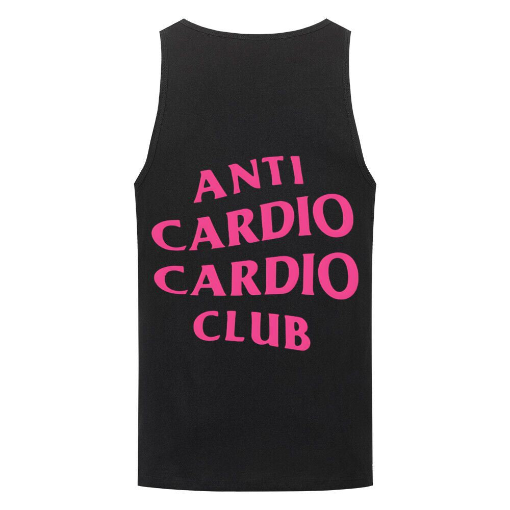 ANTI CARDIO CLUB HERREN TANK TOP (BACKPRINT)