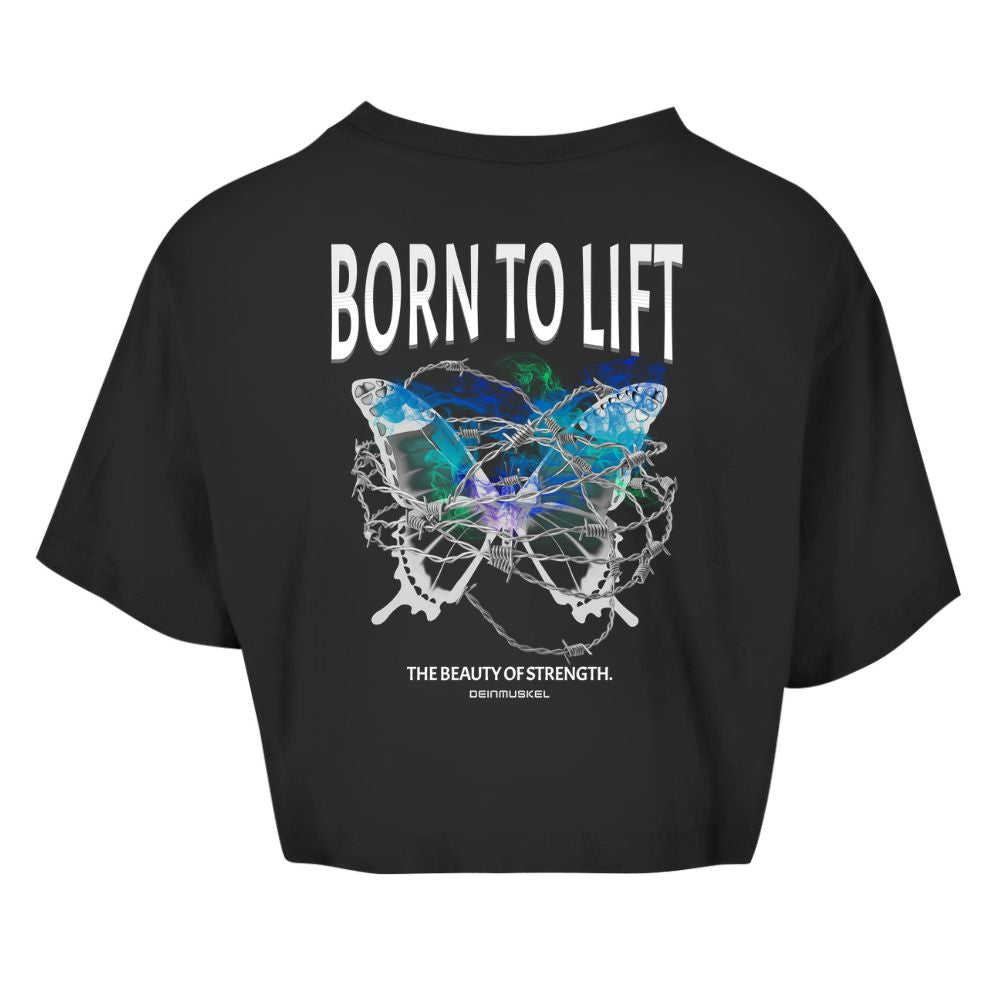 Born To Lift Oversize Crop Top