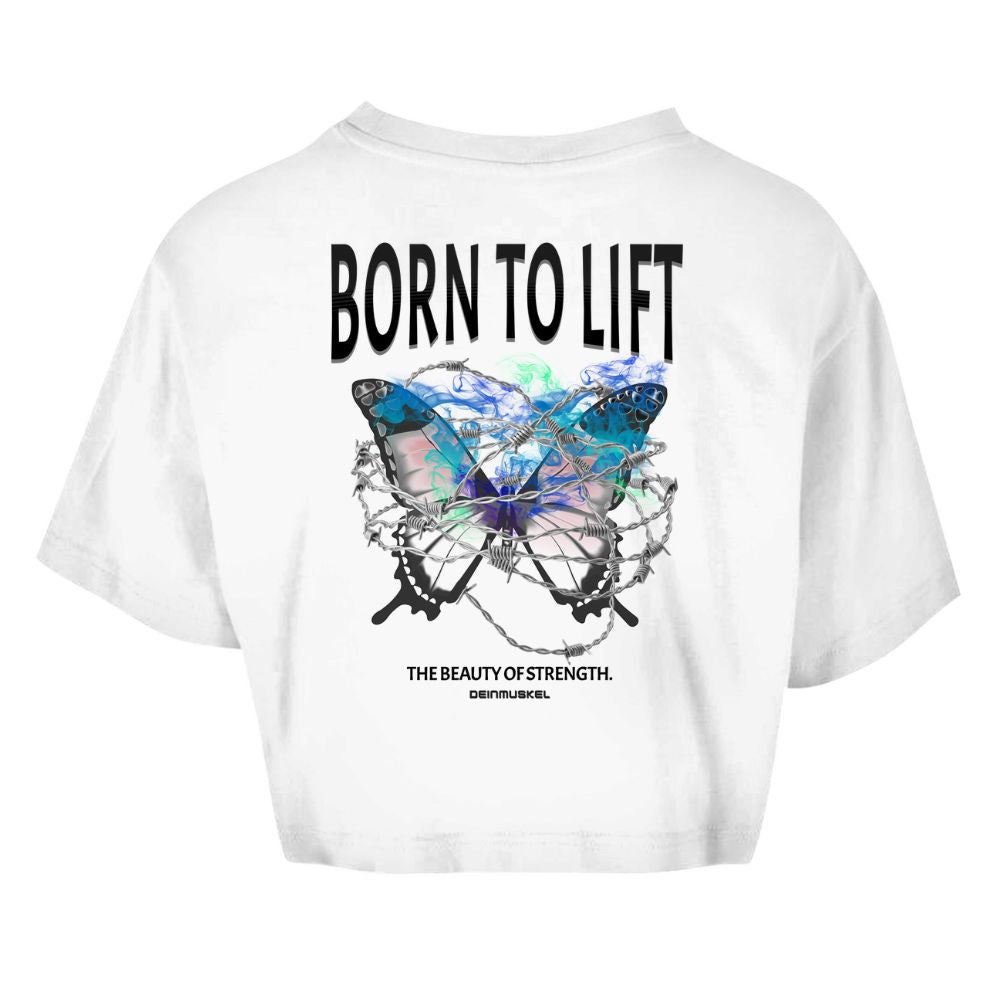 Born To Lift Oversize Crop Top