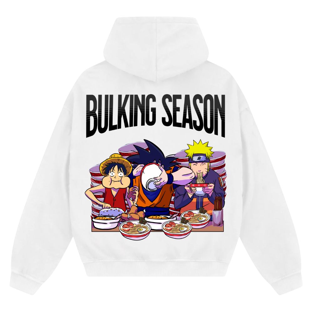 Bulking Season Oversize Zipper Hoodie