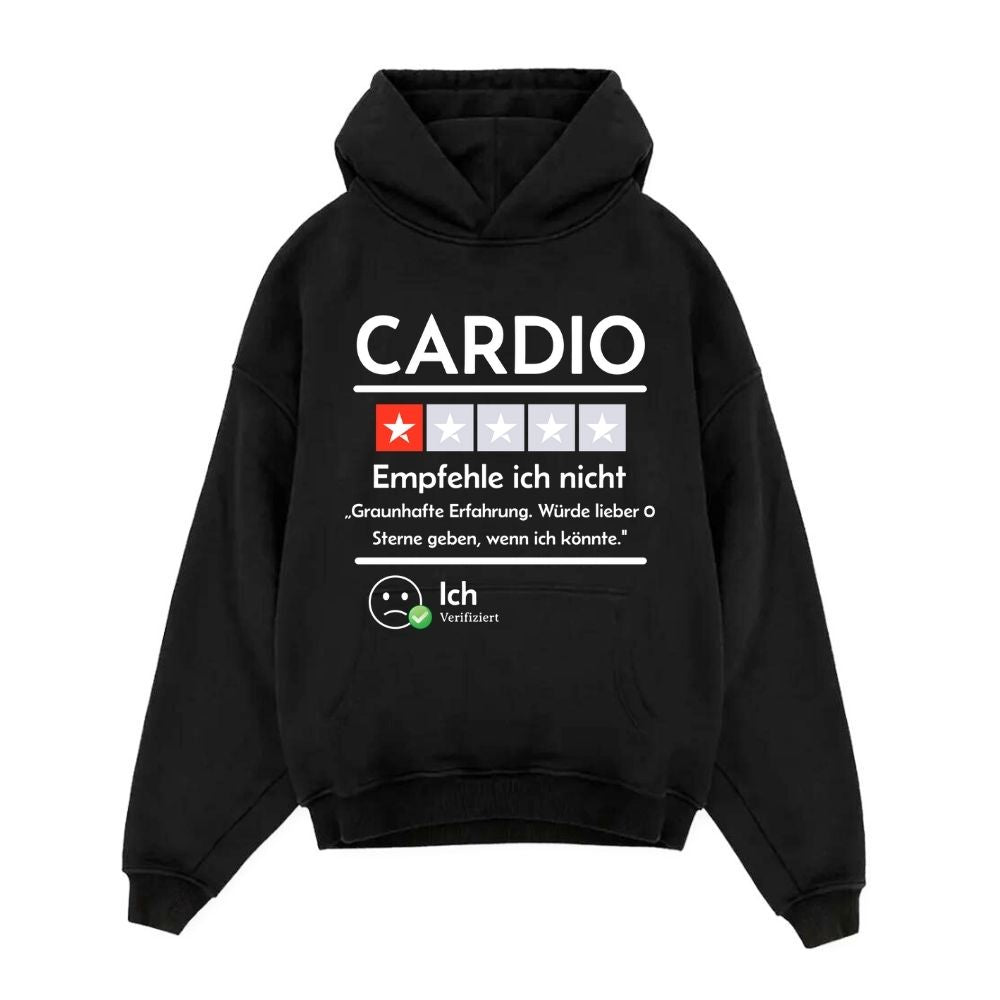 Cardio Review Oversize Hoodie