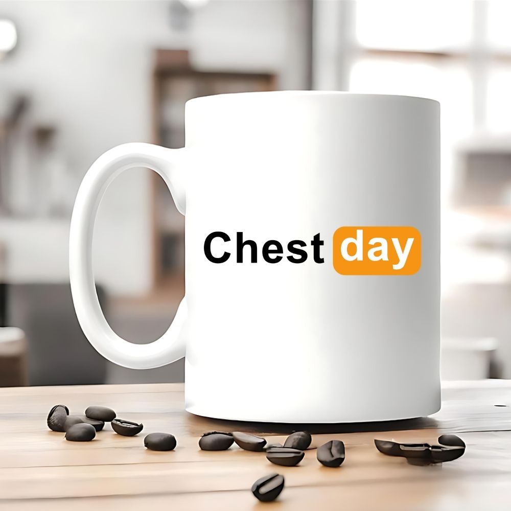 Chest Day Tasse