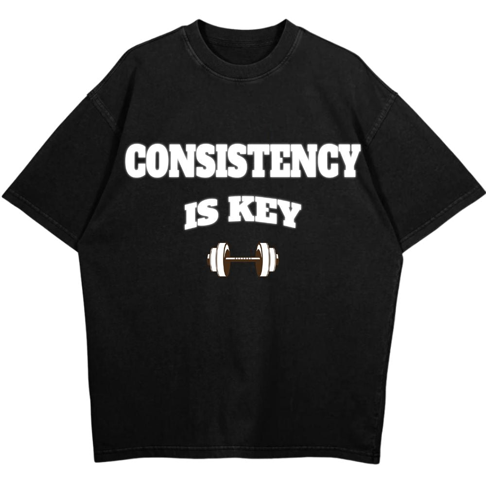 Consistency Is Key Oversize Shirt