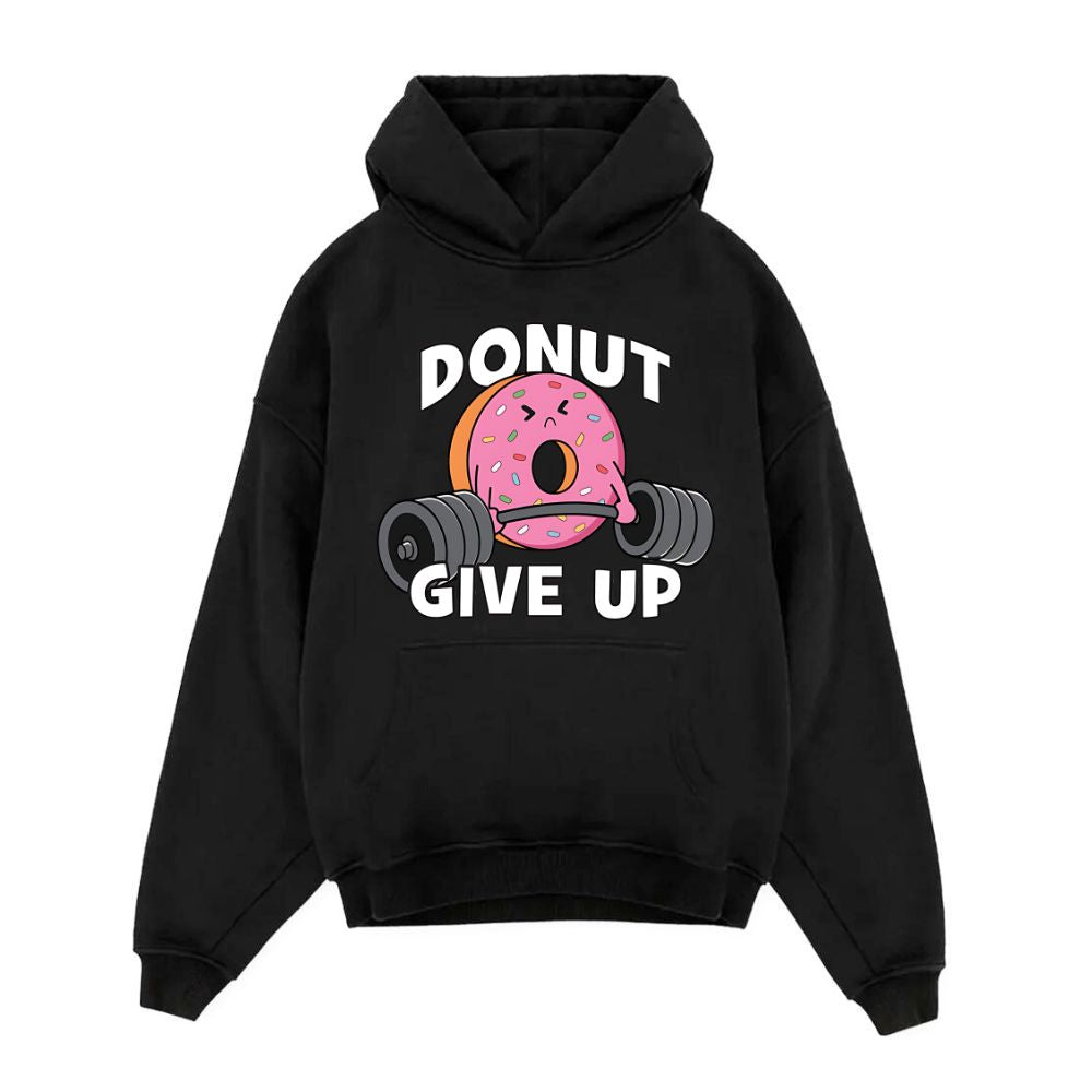 Donut Give Up Oversize Hoodie